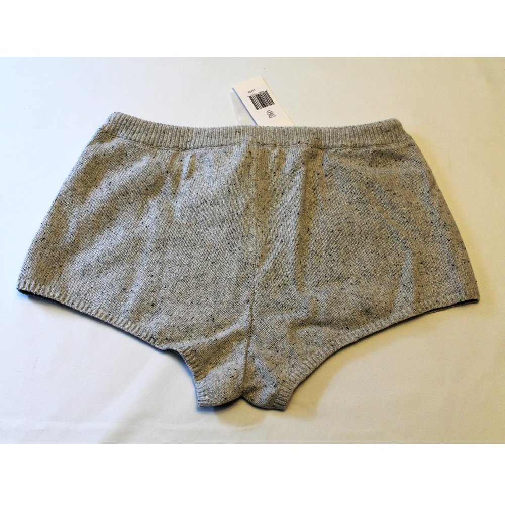 NWT Eberjey Paula Drawstring Shorts Speckled Grey S/M - Picture 3 of 8